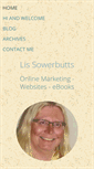Mobile Screenshot of lissowerbutts.com